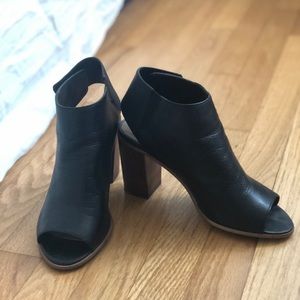 Steve Madden open toe booties